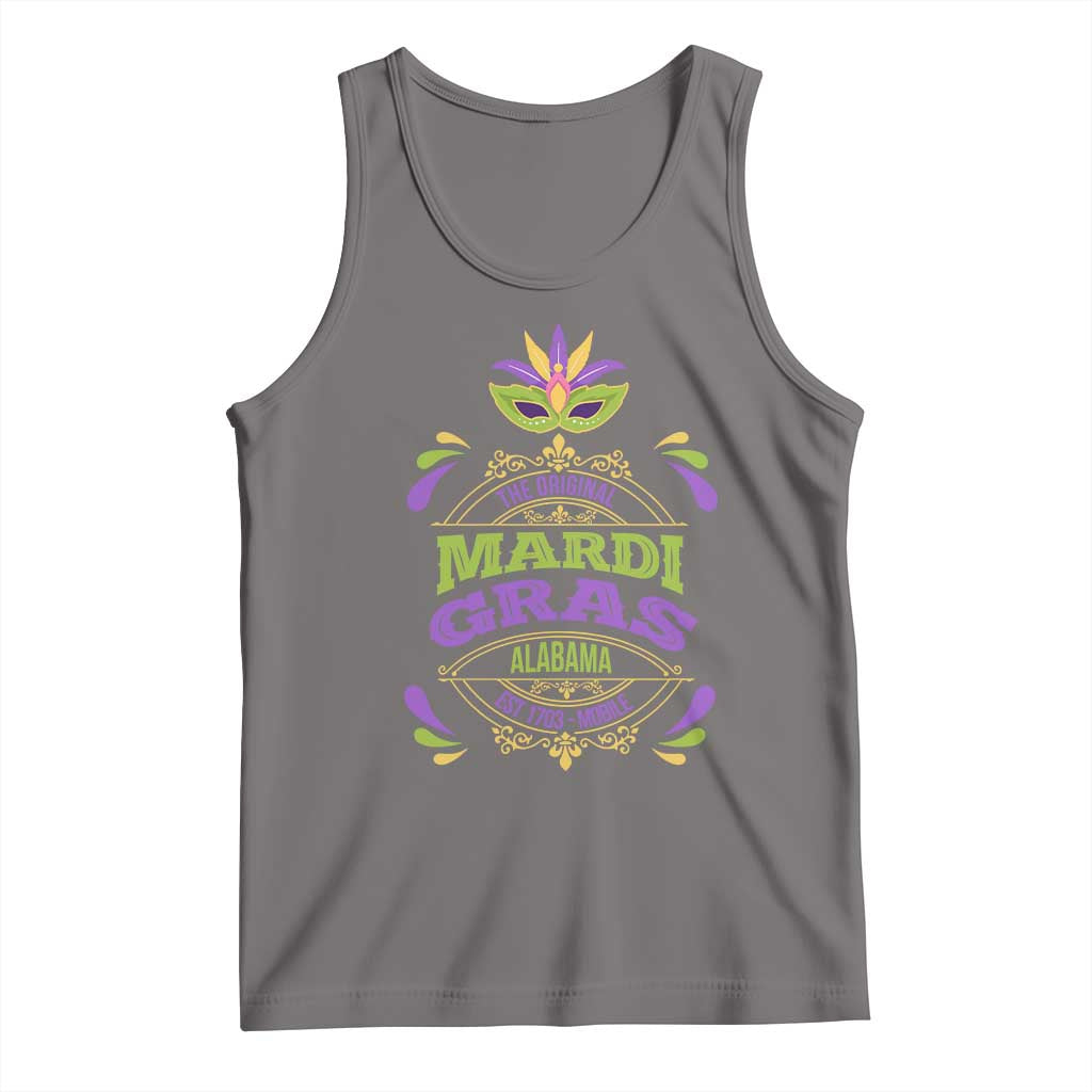 Funny The Original Mardi Gras Mobile Alabama Est 1703 Tank Top