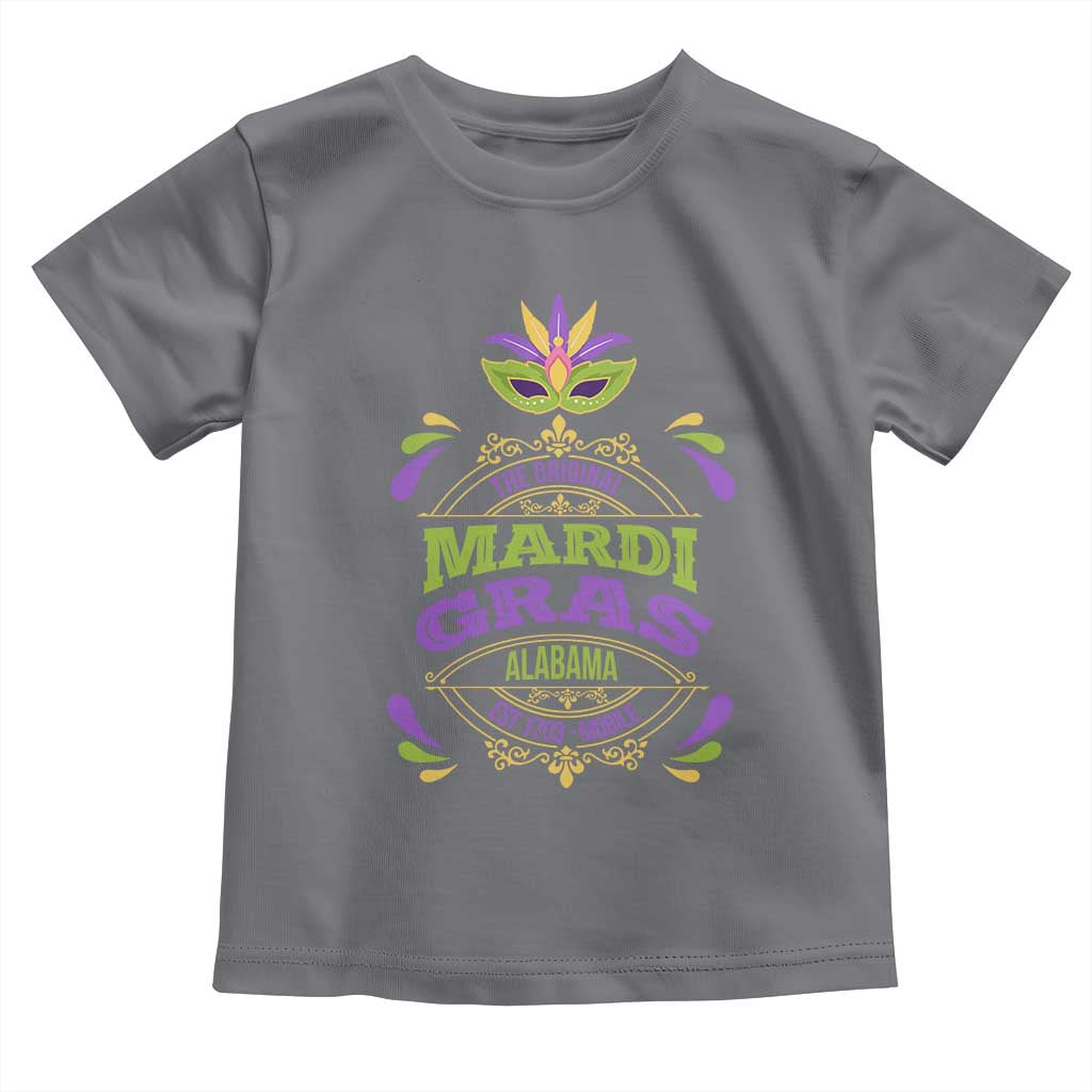 Funny The Original Mardi Gras Mobile Alabama Est 1703 Toddler T Shirt