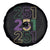 Funny Mobile Mardi Gras 251 Spare Tire Cover Glitter Print Area Code