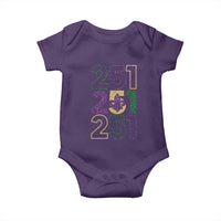 Funny Mobile Mardi Gras 251 Baby Onesie Glitter Print Area Code