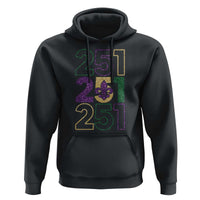 Funny Mobile Mardi Gras 251 Hoodie Glitter Print Area Code