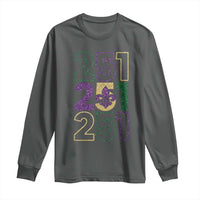 Funny Mobile Mardi Gras 251 Long Sleeve Shirt Glitter Print Area Code