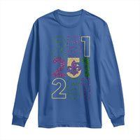 Funny Mobile Mardi Gras 251 Long Sleeve Shirt Glitter Print Area Code