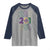 Funny Mobile Mardi Gras 251 Raglan Shirt Glitter Print Area Code