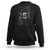 Funny Mobile Mardi Gras 251 Sweatshirt Glitter Print Area Code