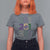 Funny Mobile Mardi Gras 251 T Shirt For Women Glitter Print Area Code