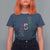 Funny Mobile Mardi Gras 251 T Shirt For Women Glitter Print Area Code