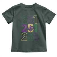 Funny Mobile Mardi Gras 251 Toddler T Shirt Glitter Print Area Code