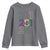 Funny Mobile Mardi Gras 251 Youth Sweatshirt Glitter Print Area Code
