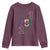 Funny Mobile Mardi Gras 251 Youth Sweatshirt Glitter Print Area Code