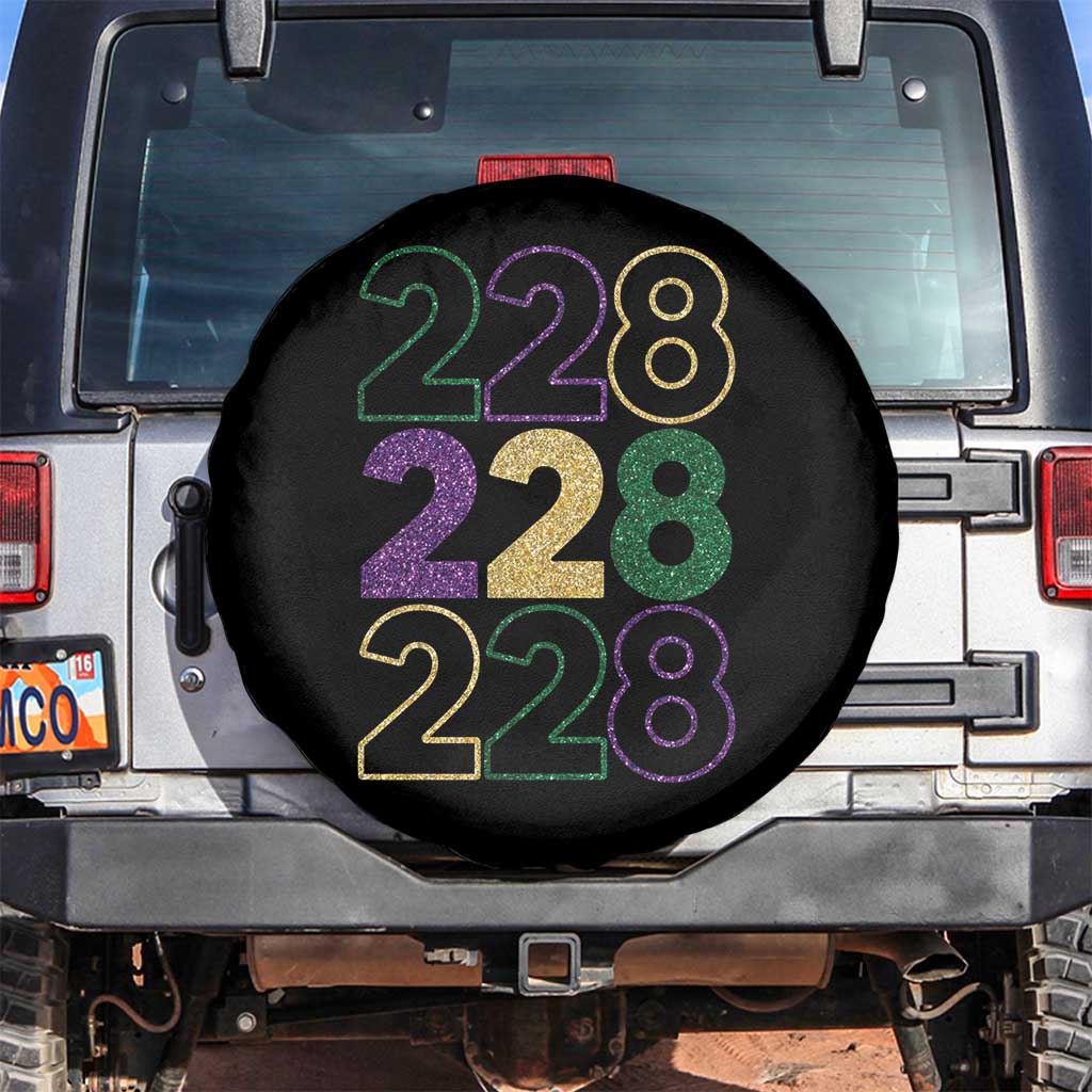 Funny The Coast Mardi Gras 228 Spare Tire Cover Glitter Print Area Code