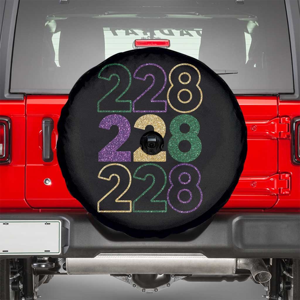 Funny The Coast Mardi Gras 228 Spare Tire Cover Glitter Print Area Code