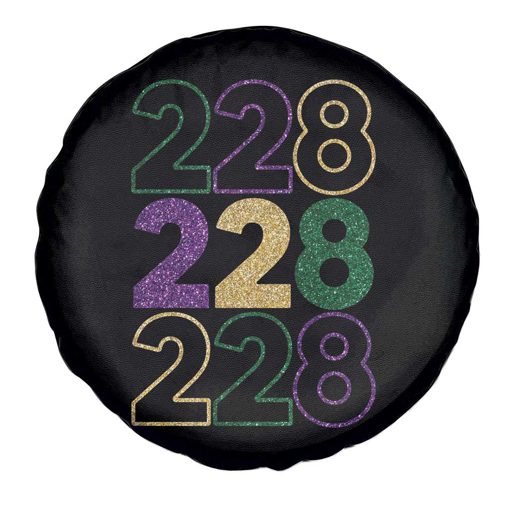 Funny The Coast Mardi Gras 228 Spare Tire Cover Glitter Print Area Code