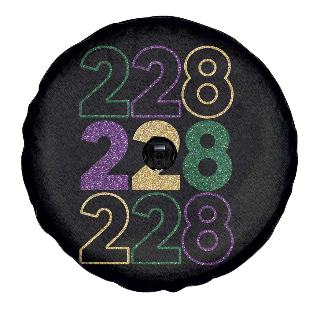 Funny The Coast Mardi Gras 228 Spare Tire Cover Glitter Print Area Code