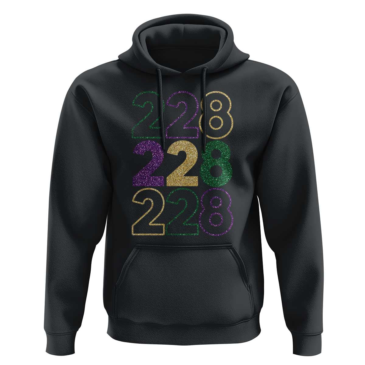 Funny The Coast Mardi Gras 228 Hoodie Glitter Print Area Code