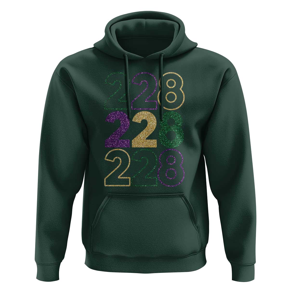 Funny The Coast Mardi Gras 228 Hoodie Glitter Print Area Code