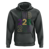 Funny The Coast Mardi Gras 228 Hoodie Glitter Print Area Code