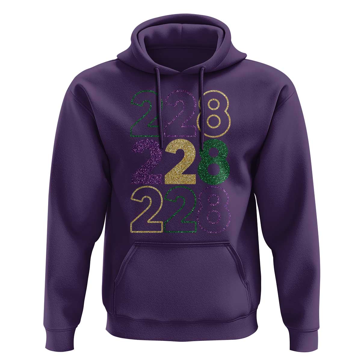 Funny The Coast Mardi Gras 228 Hoodie Glitter Print Area Code