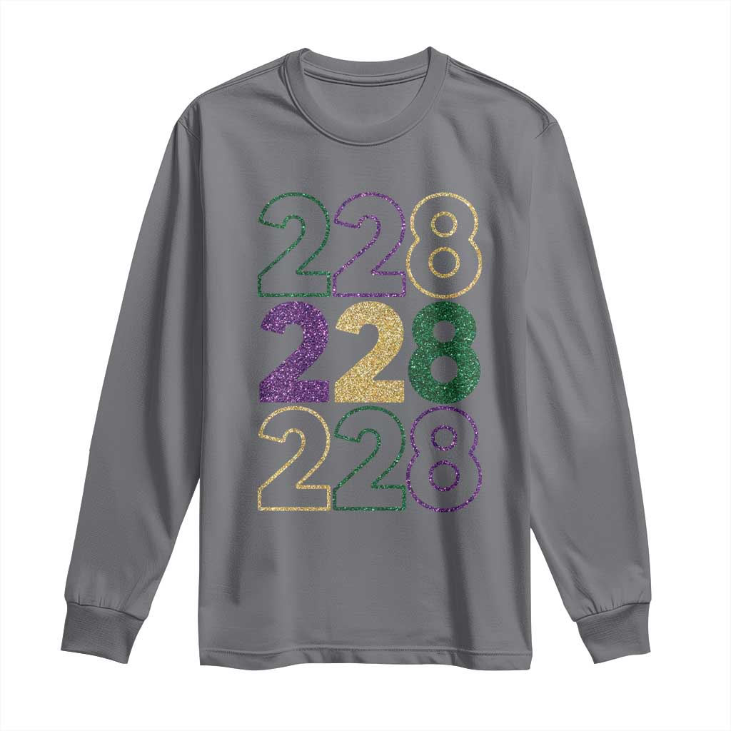 Funny The Coast Mardi Gras 228 Long Sleeve Shirt Glitter Print Area Code