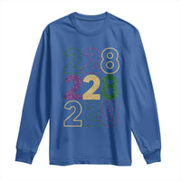 Funny The Coast Mardi Gras 228 Long Sleeve Shirt Glitter Print Area Code