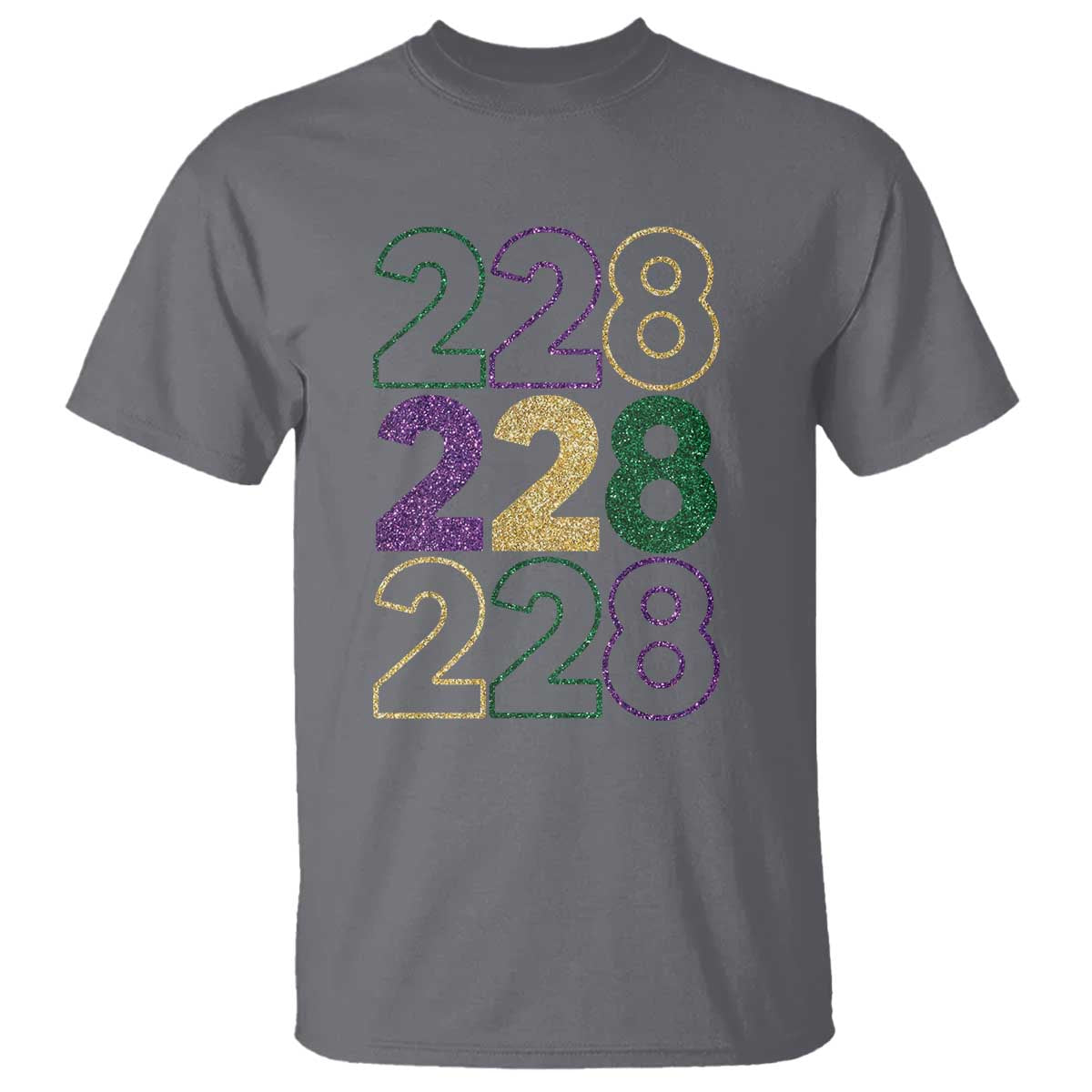 Funny The Coast Mardi Gras 228 T Shirt Glitter Print Area Code