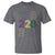 Funny The Coast Mardi Gras 228 T Shirt Glitter Print Area Code