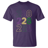 Funny The Coast Mardi Gras 228 T Shirt Glitter Print Area Code