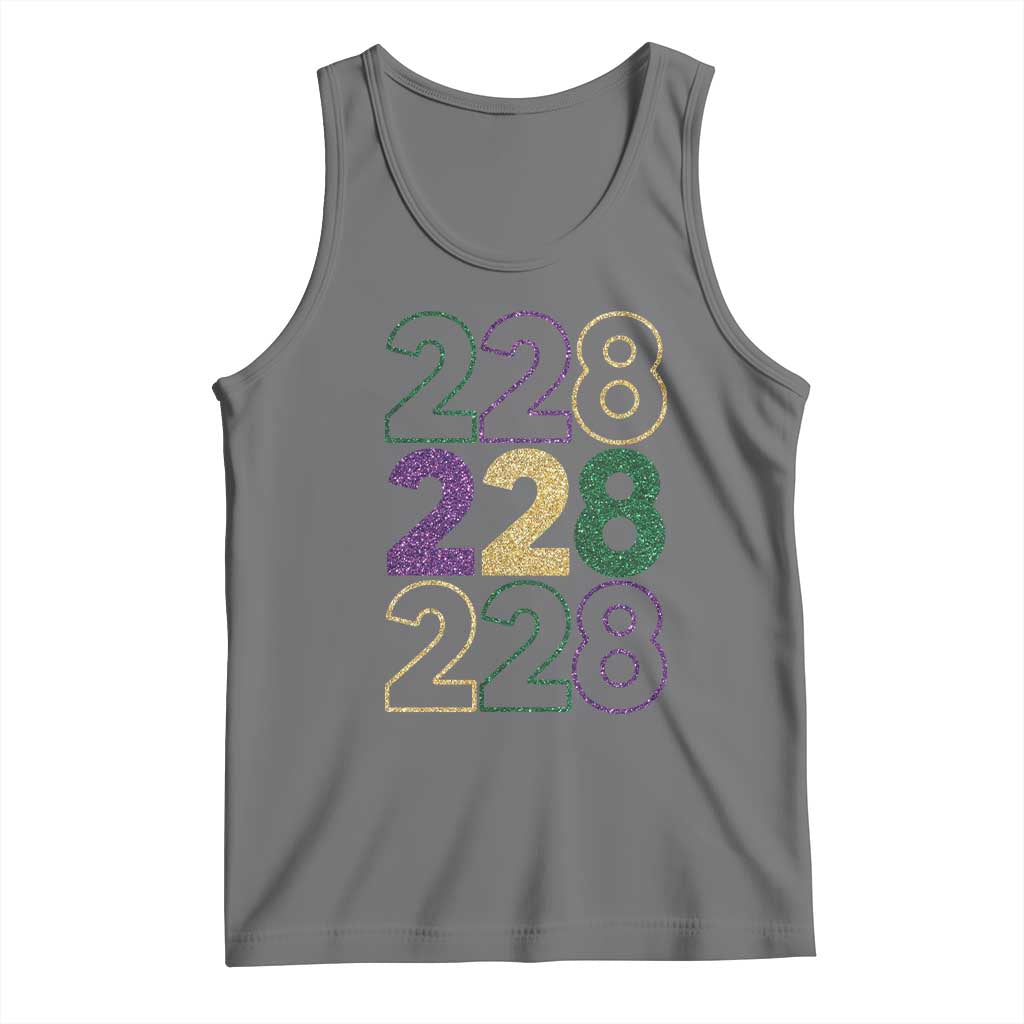 Funny The Coast Mardi Gras 228 Tank Top Glitter Print Area Code