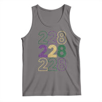 Funny The Coast Mardi Gras 228 Tank Top Glitter Print Area Code