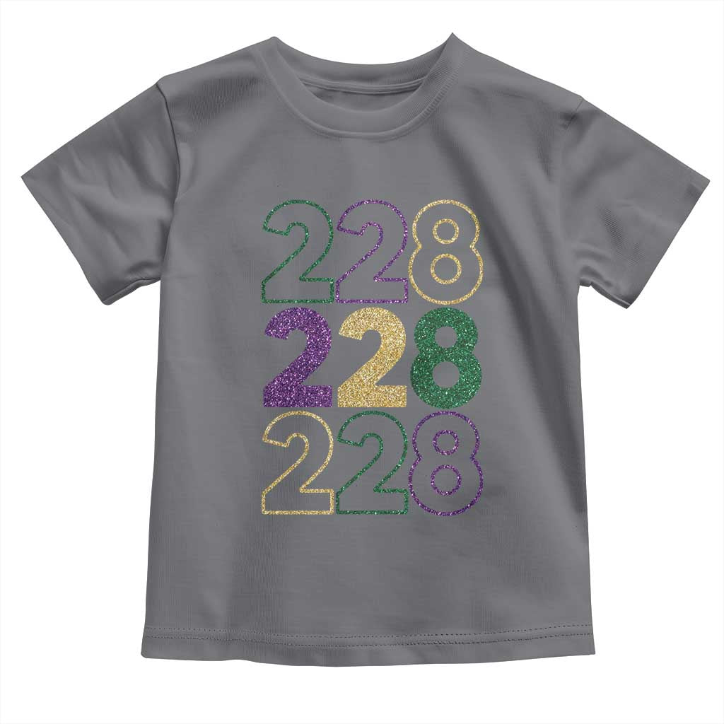 Funny The Coast Mardi Gras 228 Toddler T Shirt Glitter Print Area Code