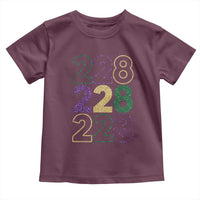 Funny The Coast Mardi Gras 228 Toddler T Shirt Glitter Print Area Code