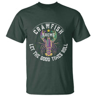 Crawfish Krewe Let The Good Times Roll T Shirt Funny Mardi Gras - Wonder Print Shop