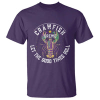 Crawfish Krewe Let The Good Times Roll T Shirt Funny Mardi Gras - Wonder Print Shop
