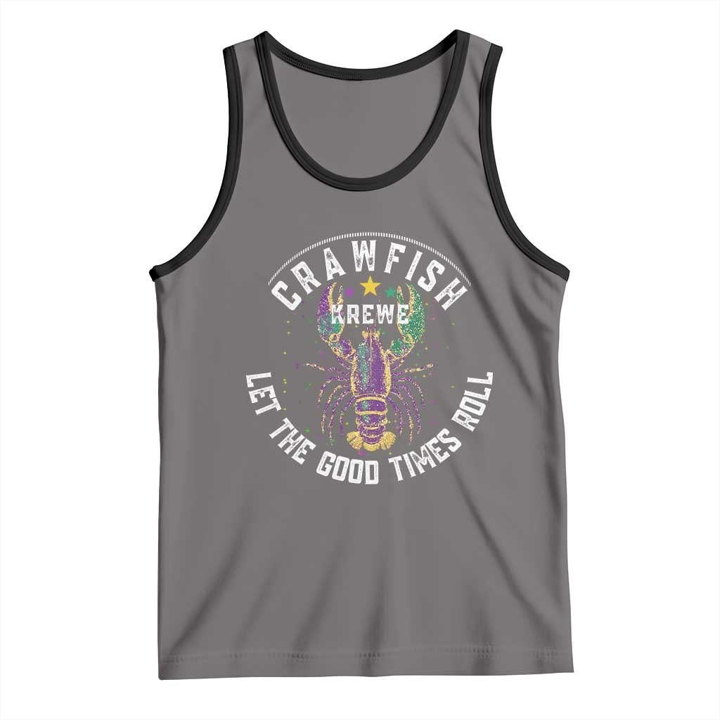 Crawfish Krewe Let The Good Times Roll Tank Top Funny Mardi Gras - Wonder Print Shop