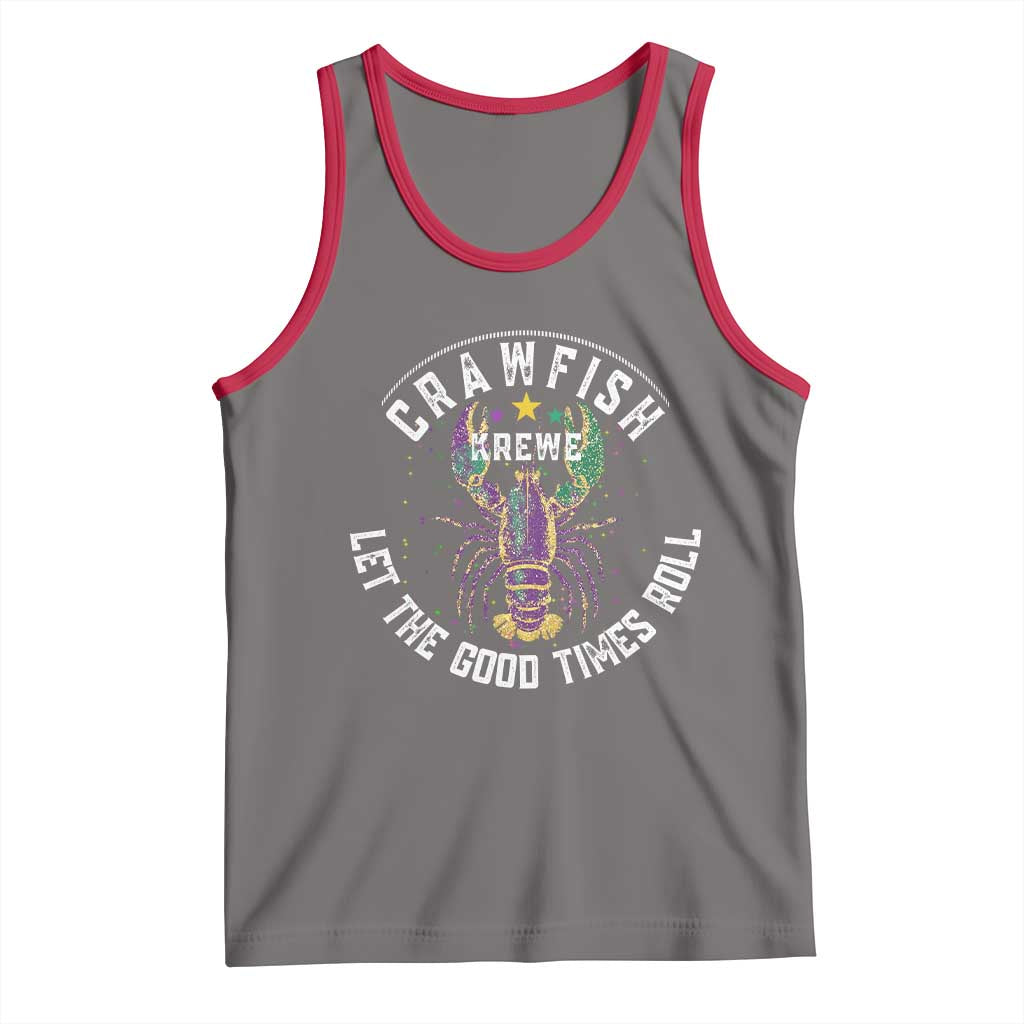 Crawfish Krewe Let The Good Times Roll Tank Top Funny Mardi Gras - Wonder Print Shop