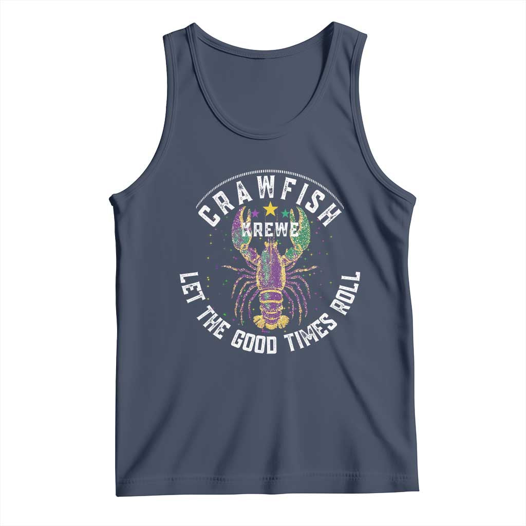 Crawfish Krewe Let The Good Times Roll Tank Top Funny Mardi Gras - Wonder Print Shop