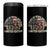 70th Birthday 4 in 1 Can Cooler Tumbler Vintage 1955 Limited Edition 70 Years Of Being Awesome American Flag - Wonder Print Shop