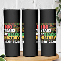 100 Years Of Black History 1926 2026 Centennial Skinny Tumbler Africa Map