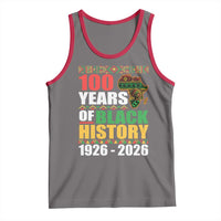 100 Years Of Black History 1926 2026 Centennial Tank Top Africa Map