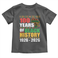 100 Years Of Black History 1926 2026 Centennial Toddler T Shirt Africa Map