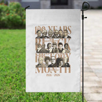 100 Years Of Black History Month Garden Flag African American Historical Figures