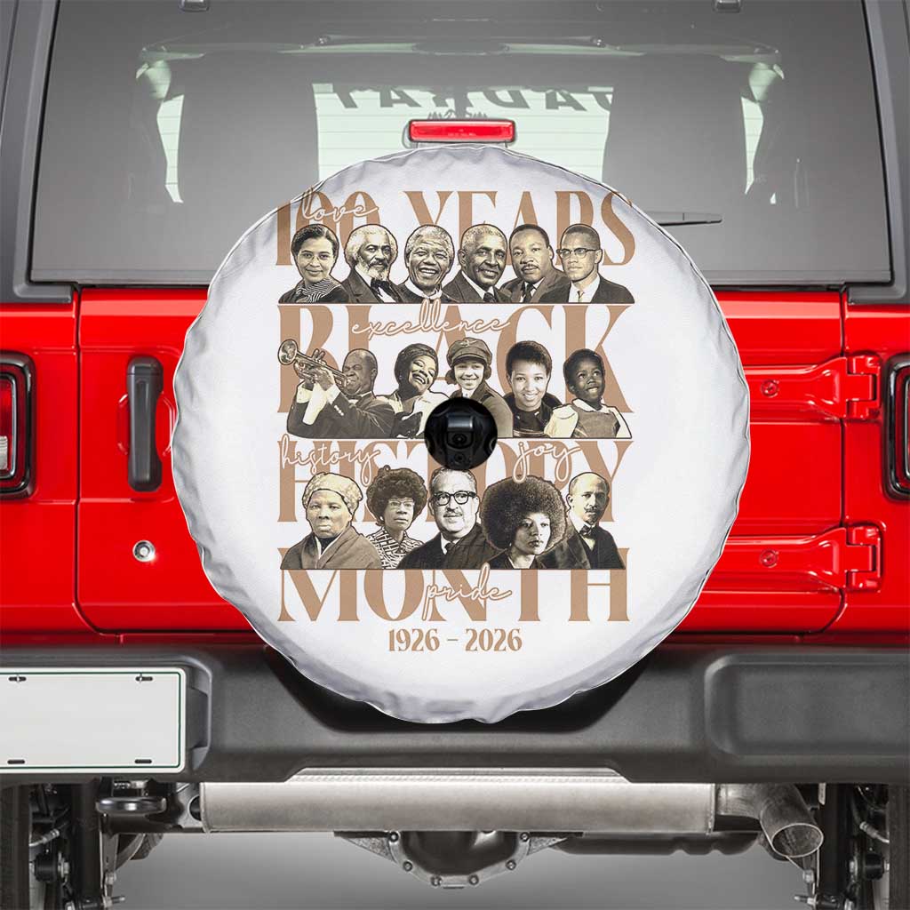 100 Years Of Black History Month Spare Tire Cover African American Historical Figures