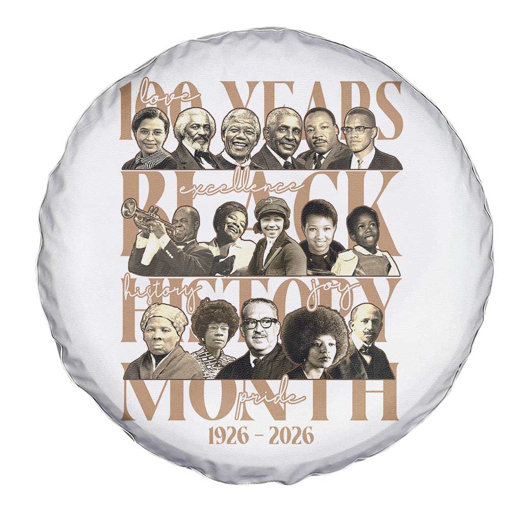100 Years Of Black History Month Spare Tire Cover African American Historical Figures