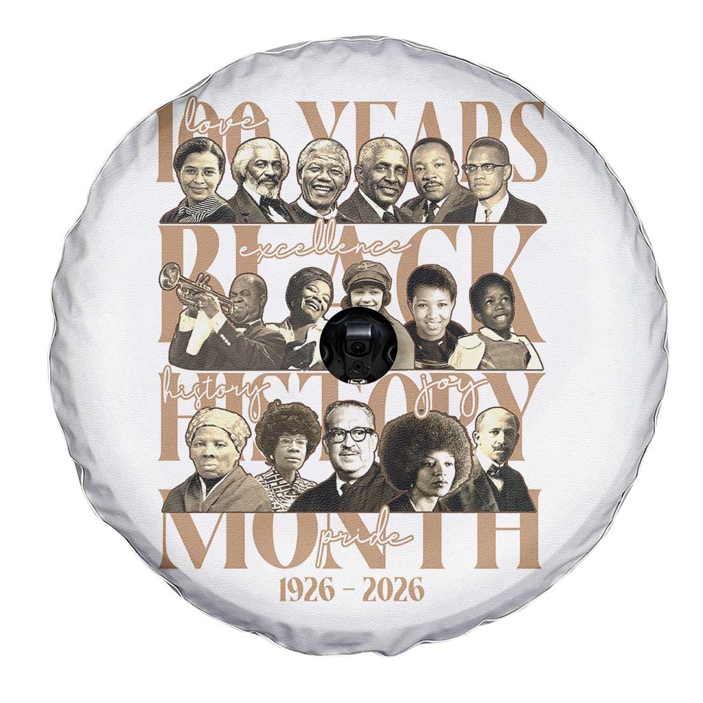 100 Years Of Black History Month Spare Tire Cover African American Historical Figures