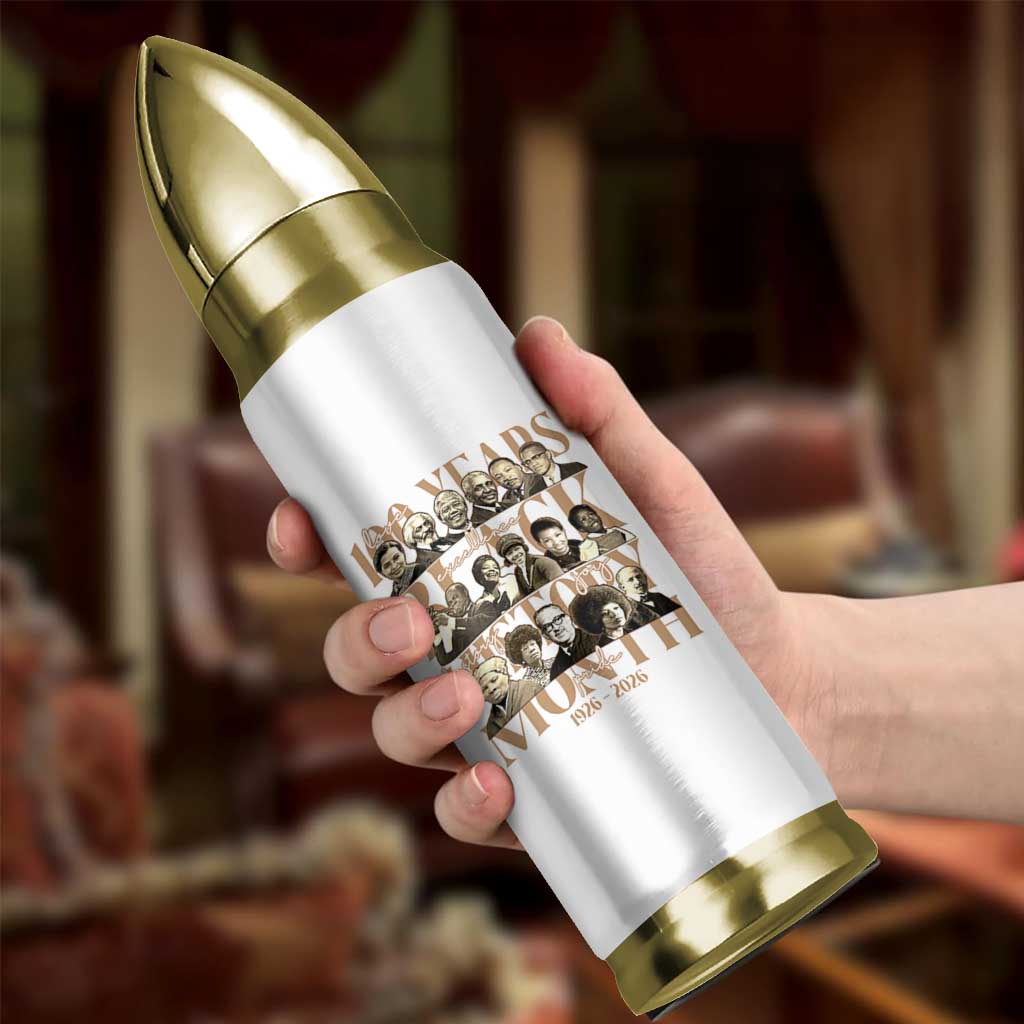 100 Years Of Black History Month Bullet Tumbler African American Historical Figures