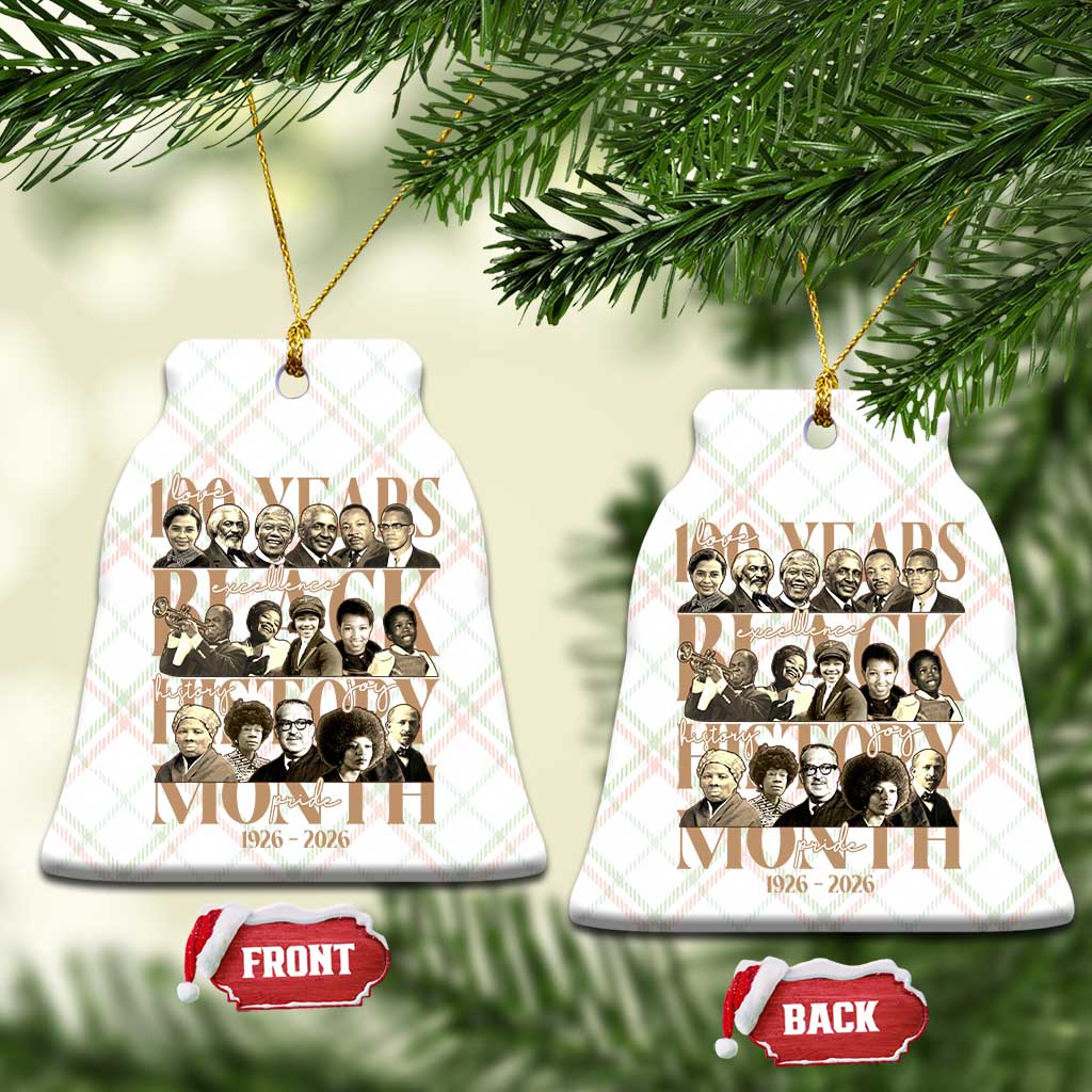 100 Years Of Black History Month Ceramic Ornament African American Historical Figures