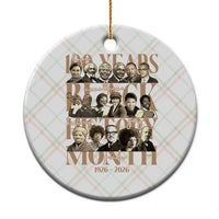 100 Years Of Black History Month Ceramic Ornament African American Historical Figures