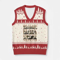 100 Years Of Black History Month V-Neck Knit Sweater Vest African American Historical Figures