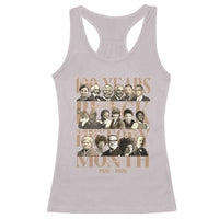 100 Years Of Black History Month Racerback Tank Top African American Historical Figures