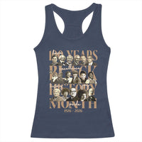 100 Years Of Black History Month Racerback Tank Top African American Historical Figures